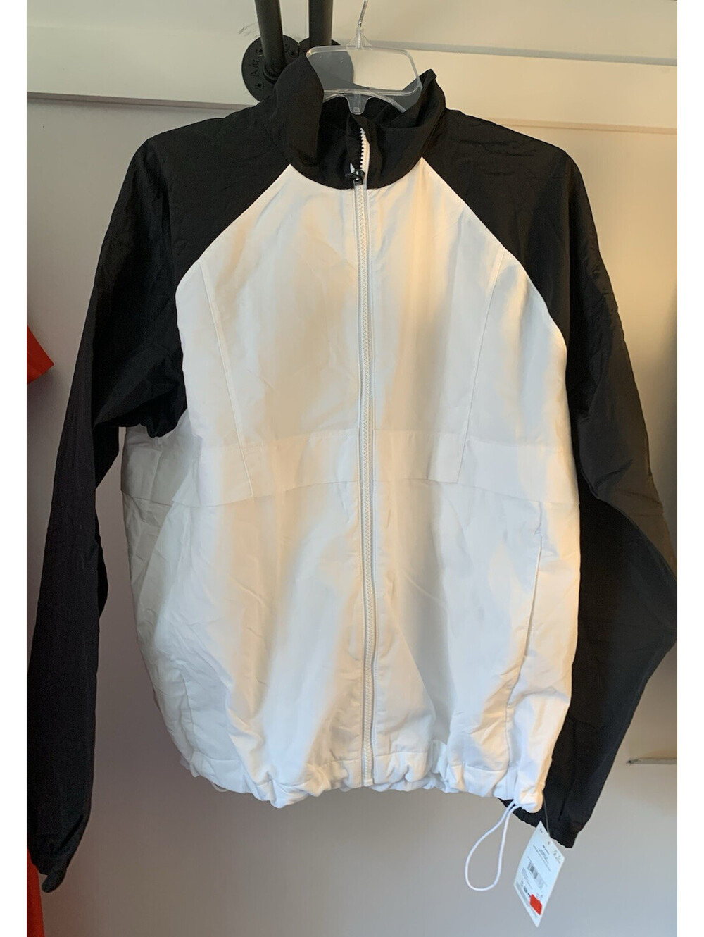 DSG Womens Rec Jacket Medium Pure White Pure Black Drawstring New With Tags